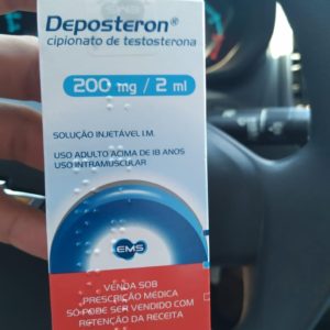 DEPOSTERON 200MG/2ML - 03 AMPOLAS DE 2ML - INJETÁVEL - EMS