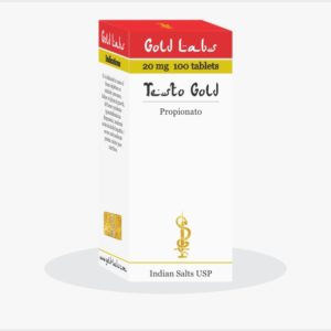 Testo oral Propionato gold labs 20 mg/ 100comprimidos