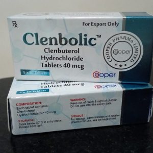Clenbolic Clenbuterol 50 comprimidos 40mcg